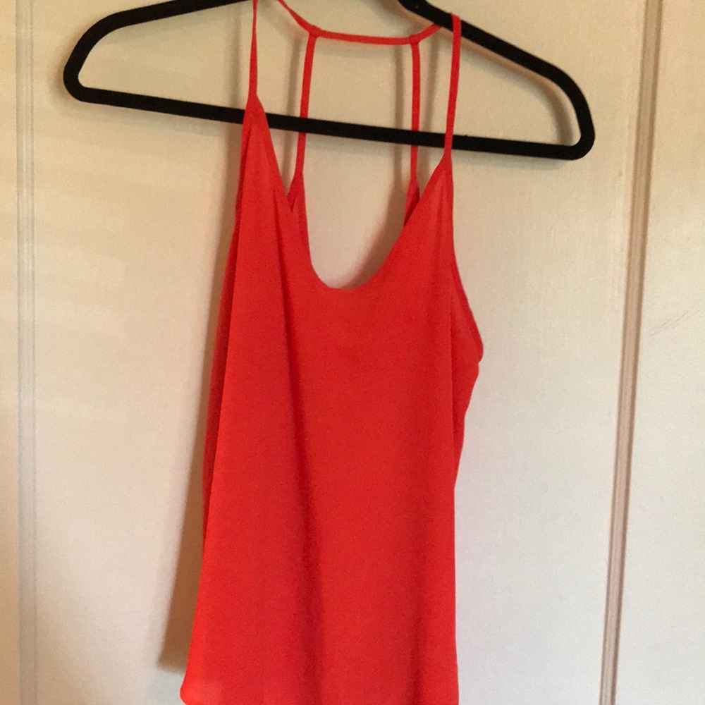 Orange tank top
